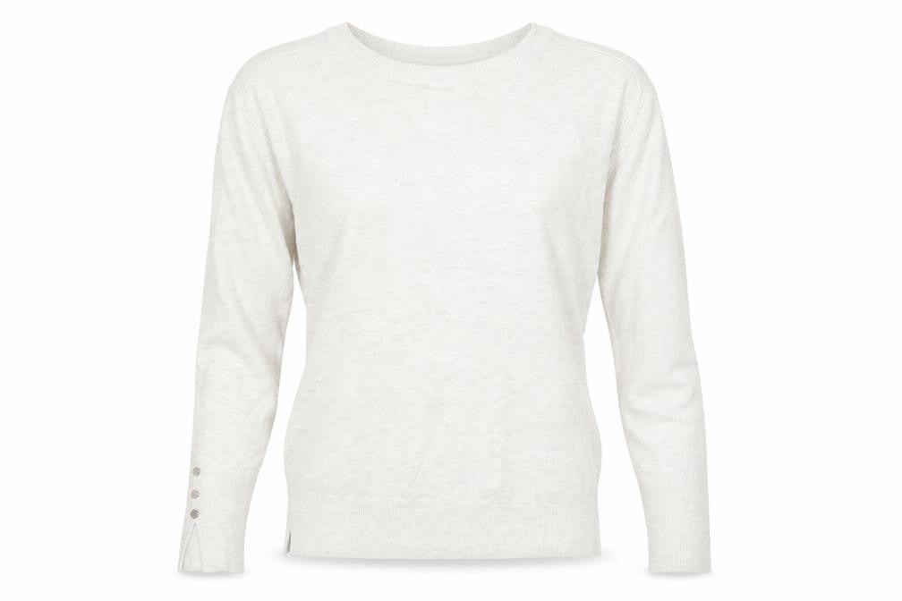 Womens UK Size M Zara White Pullover Jumper