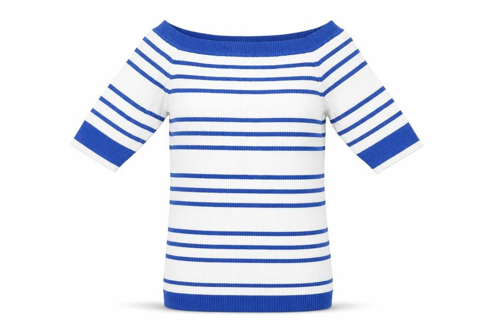 Womens UK Size M Hush Blue Jersey T-Shirt