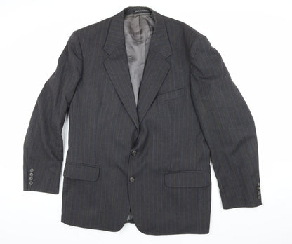 Austin Reed Men's Grey Striped Wool Blazer 42L