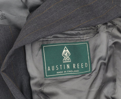 Austin Reed Men's Grey Striped Wool Blazer 42L
