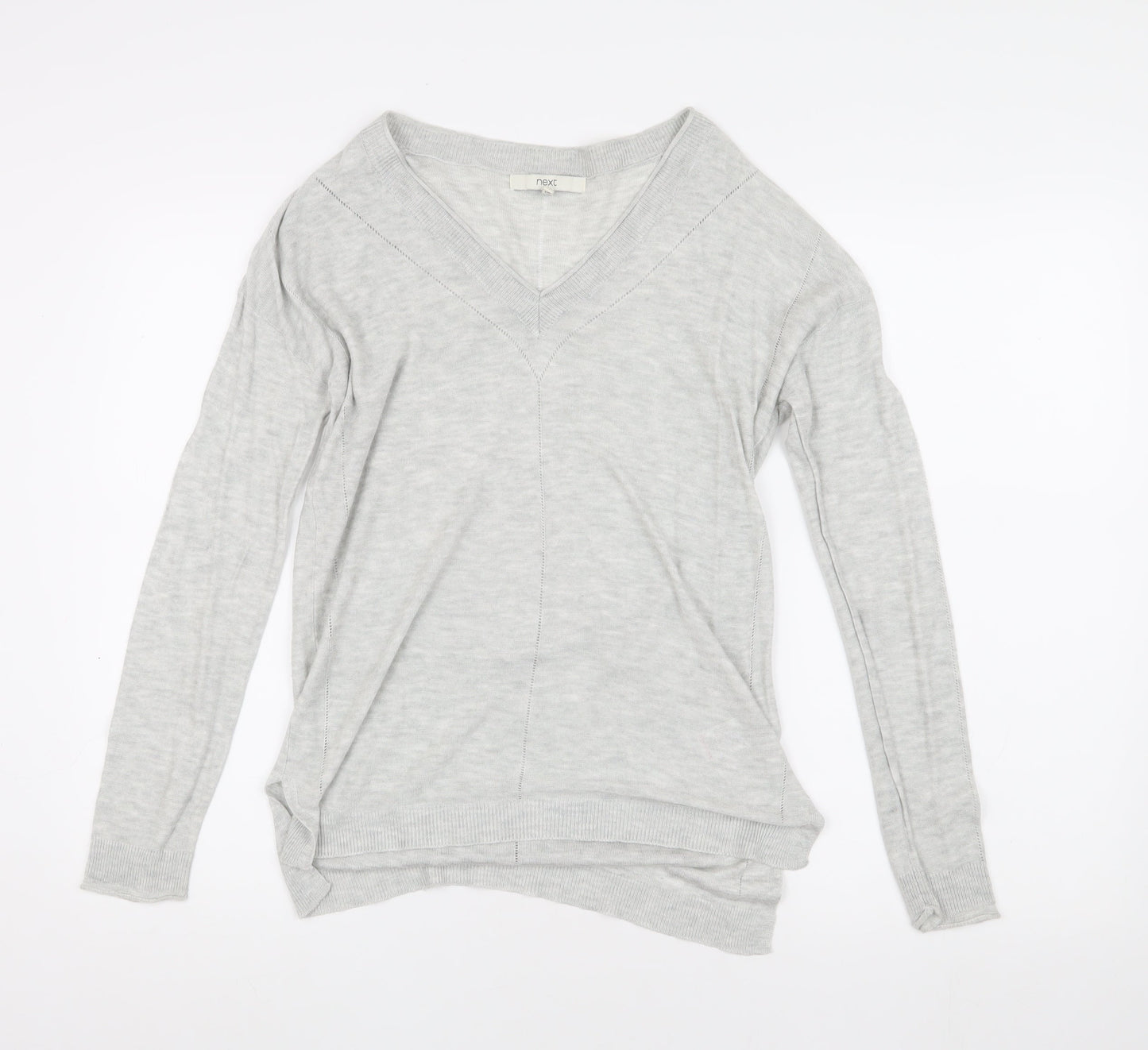Womens UK Size 10 NEXT Grey Pullover Jumper