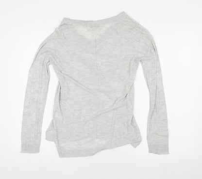 Womens UK Size 10 NEXT Grey Pullover Jumper