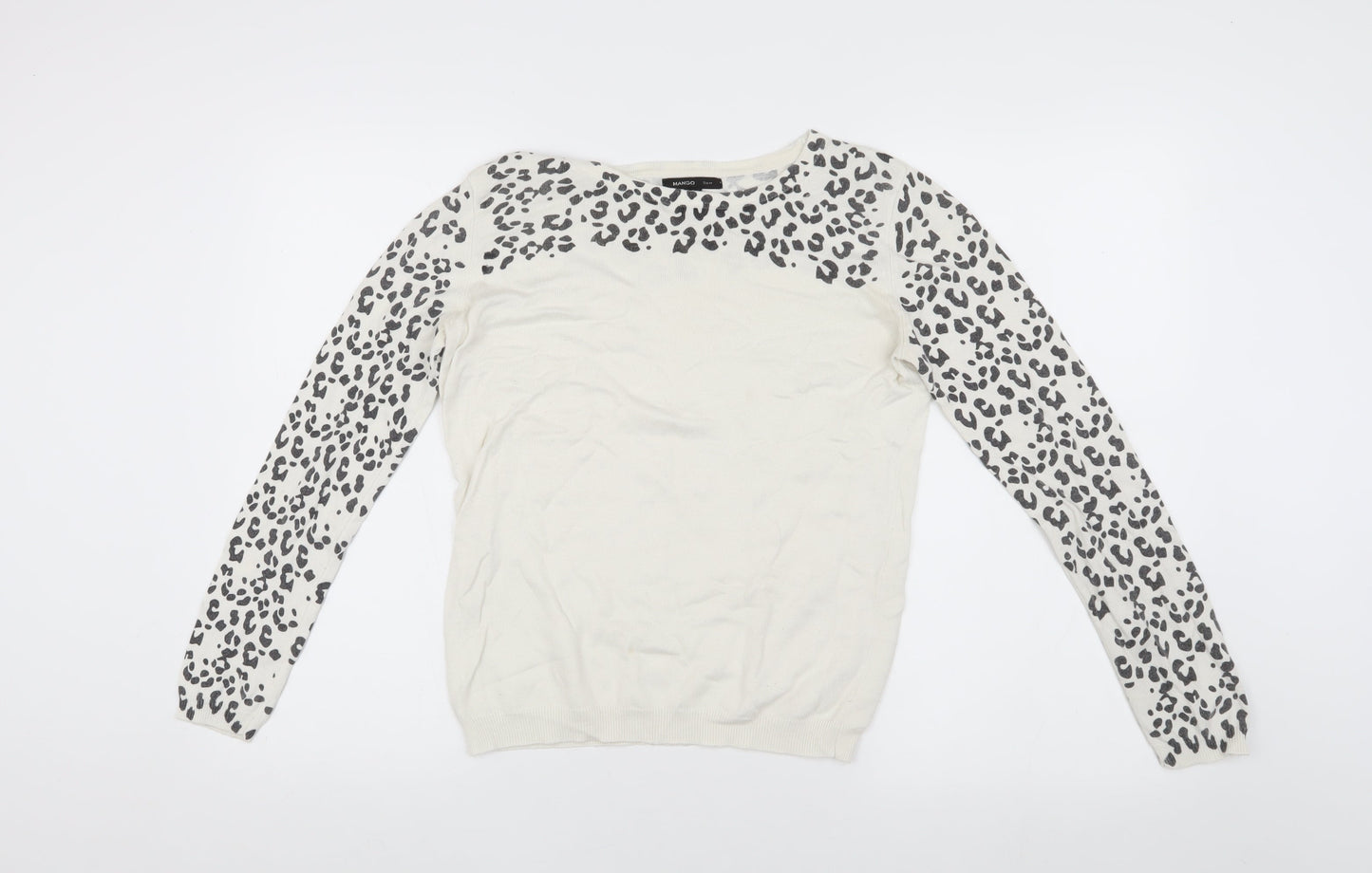 Womens UK Size S Mango Ivory  Jumper