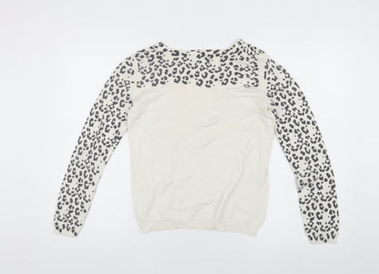 Womens UK Size S Mango Ivory  Jumper