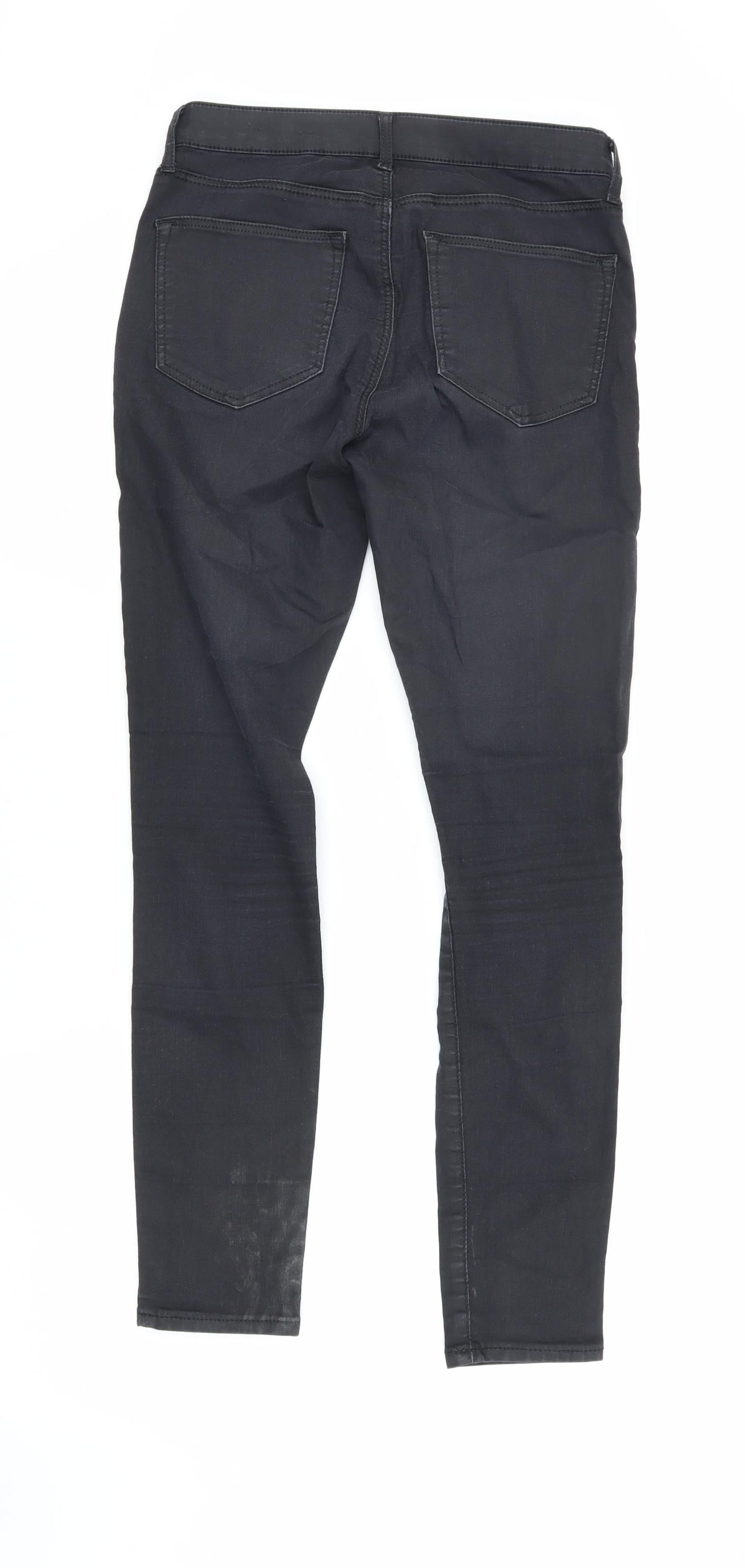 Topshop Women’s Black Skinny Jeans, Size W28