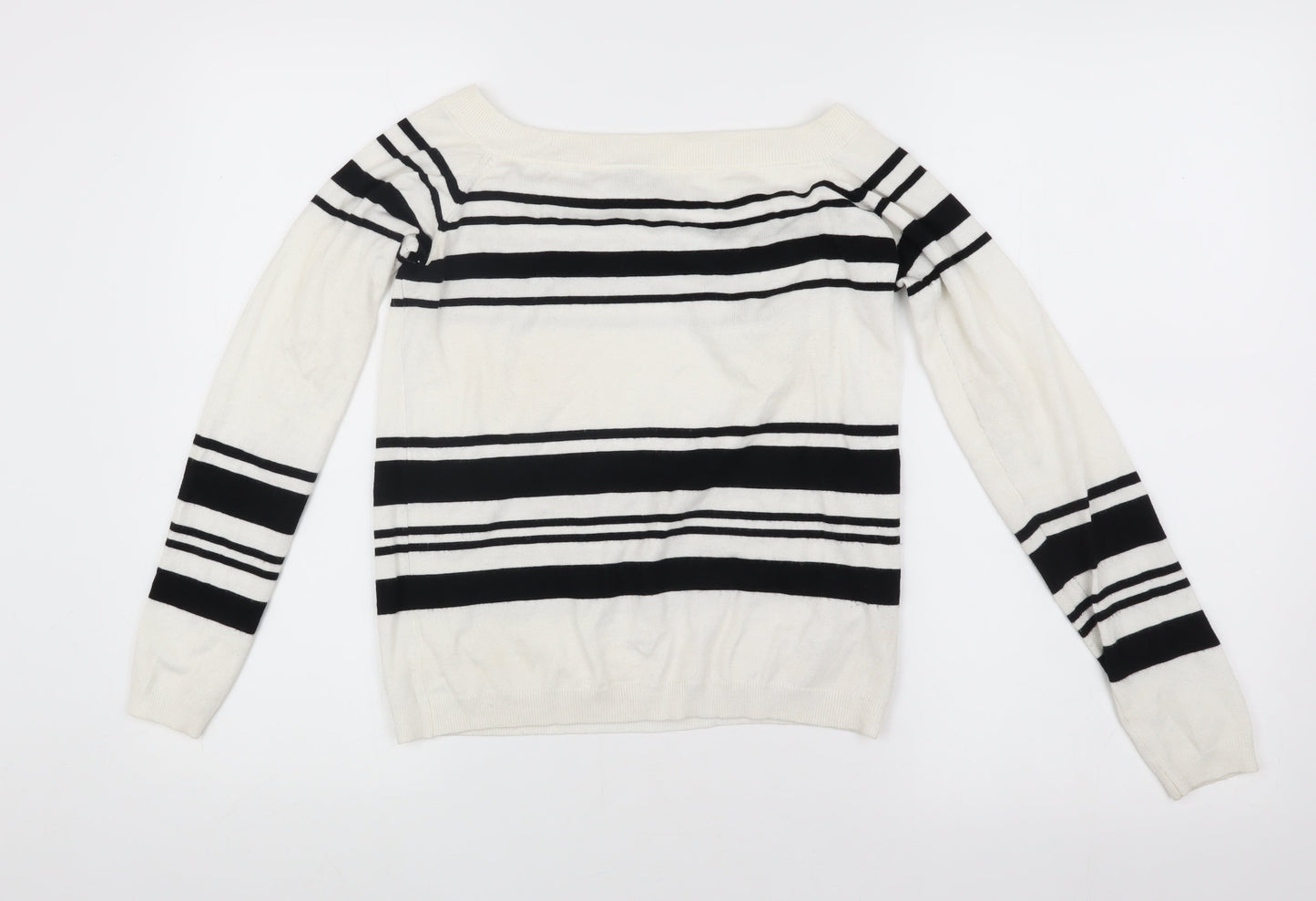 Womens UK Size 10 Warehouse White Pullover Jumper