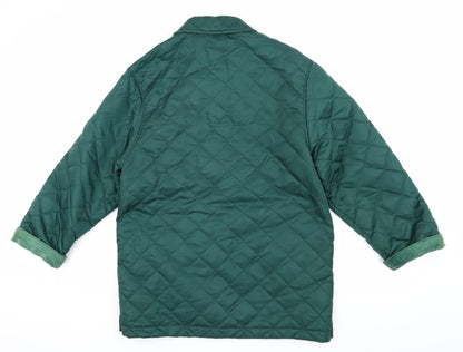 Marks & Spencer Women's Green Quilted Jacket Size 10