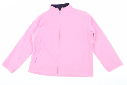 Womens UK Size XL ISLE Pink Basic Jacket