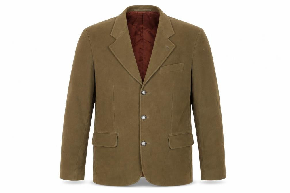 Mens UK Size 40 Brook Taverner Regular Brown Suit Jacket