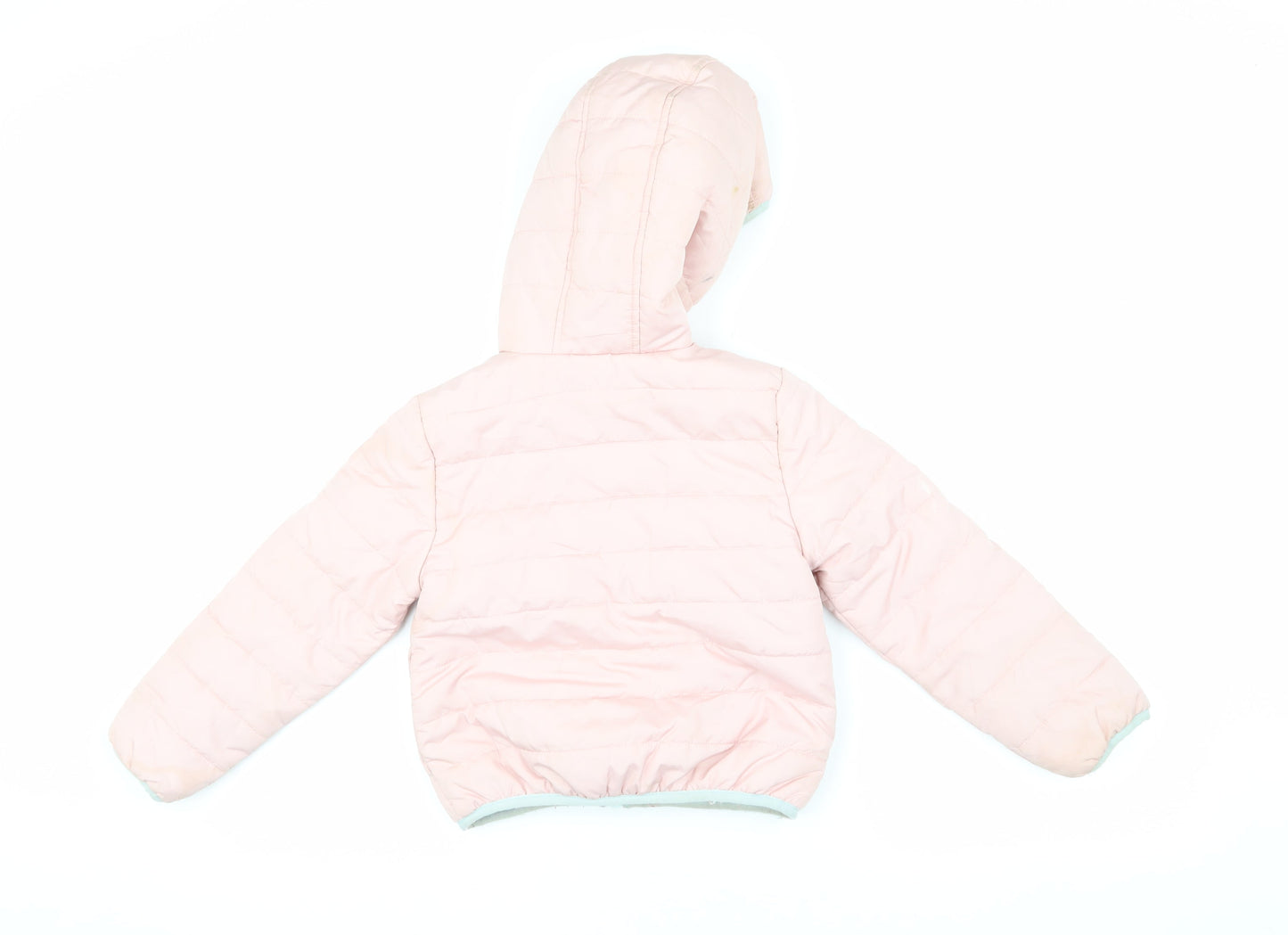 Marks and Spencer Pink Girls Puffer Jacket 6-7 Yrs
