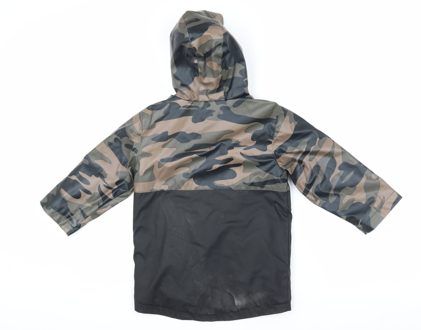Firetrap Boys Camouflage Parka 3-4 Years Hooded Mid-Length