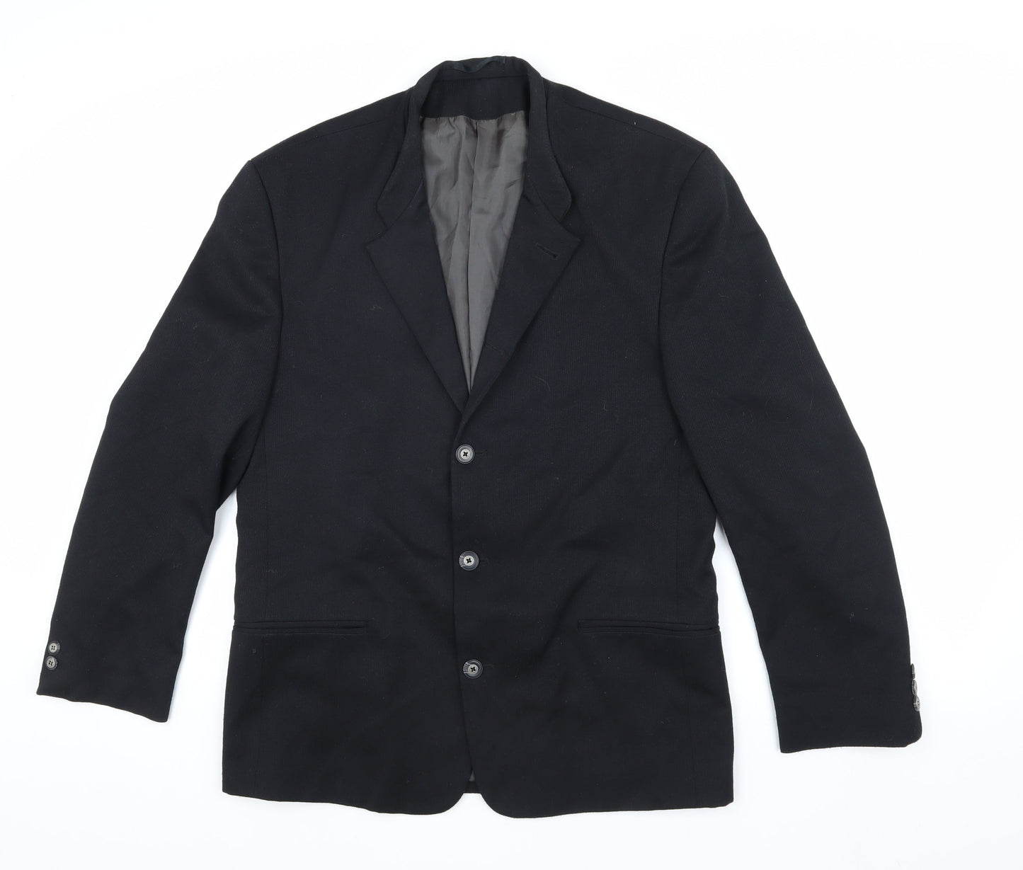 Mens UK Size 38 Willson Regular Black Suit Jacket
