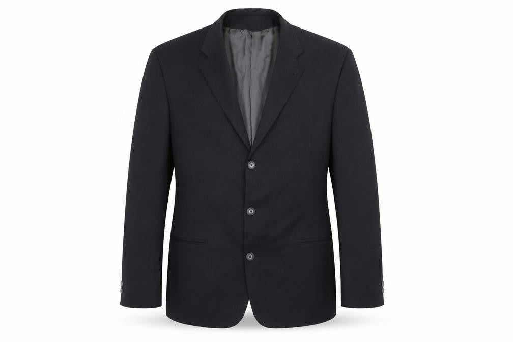 Mens UK Size 38 Willson Regular Black Suit Jacket