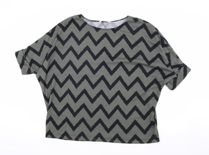 Apricot Women's Grey Geometric Pullover, Size 16