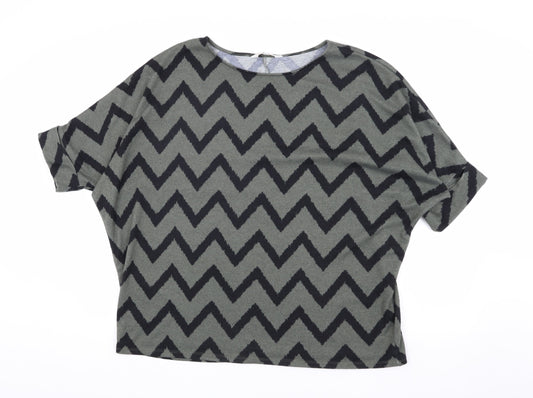 Apricot Women's Grey Geometric Pullover, Size 16