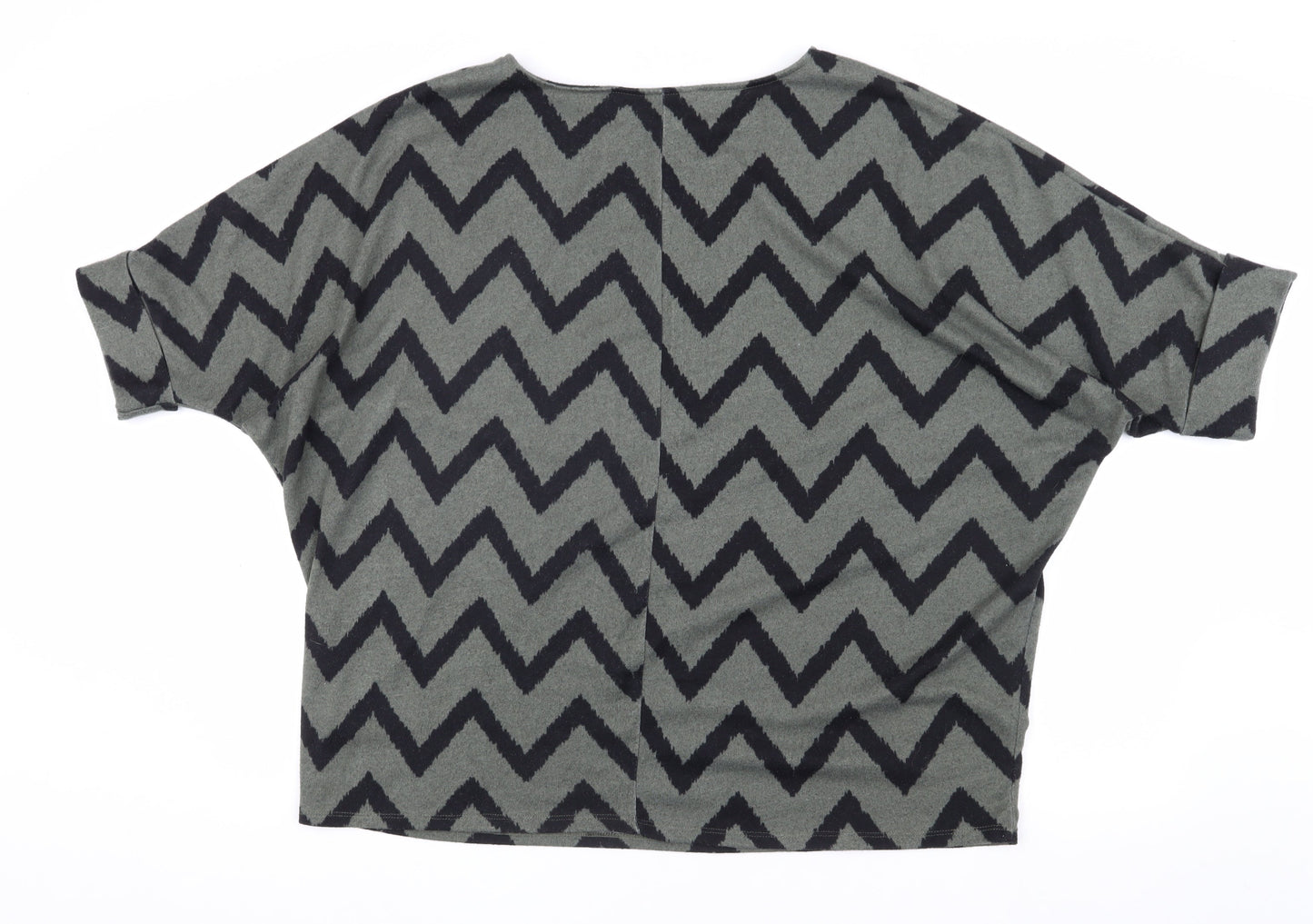 Apricot Women's Grey Geometric Pullover, Size 16