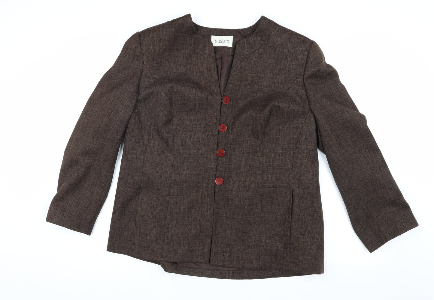 Womens UK Size 16 Eastex Brown Basic Jacket