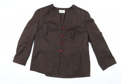 Womens UK Size 16 Eastex Brown Basic Jacket