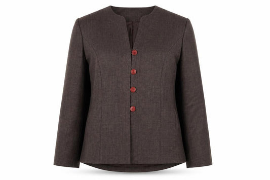 Womens UK Size 16 Eastex Brown Basic Jacket