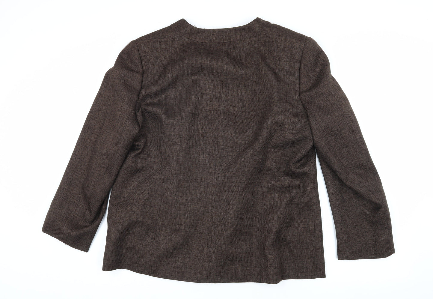 Womens UK Size 16 Eastex Brown Basic Jacket