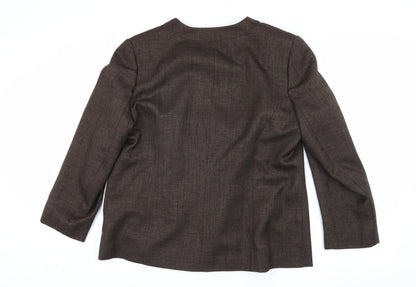 Womens UK Size 16 Eastex Brown Basic Jacket