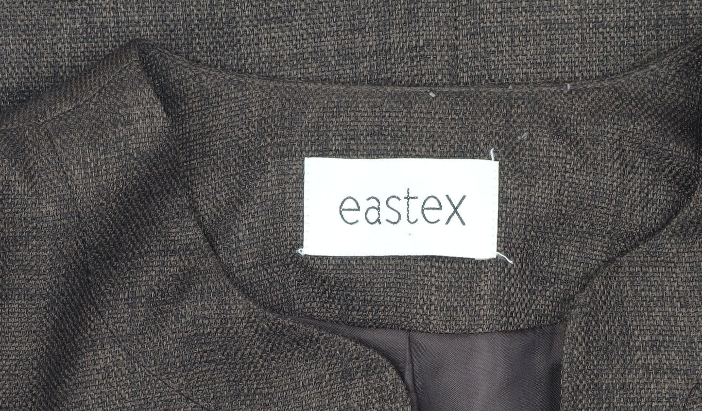 Womens UK Size 16 Eastex Brown Basic Jacket