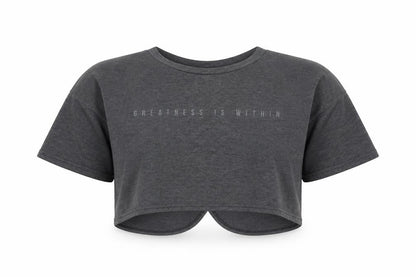 Womens UK Size 10 Everlast Grey Gym & Training T-Shirt