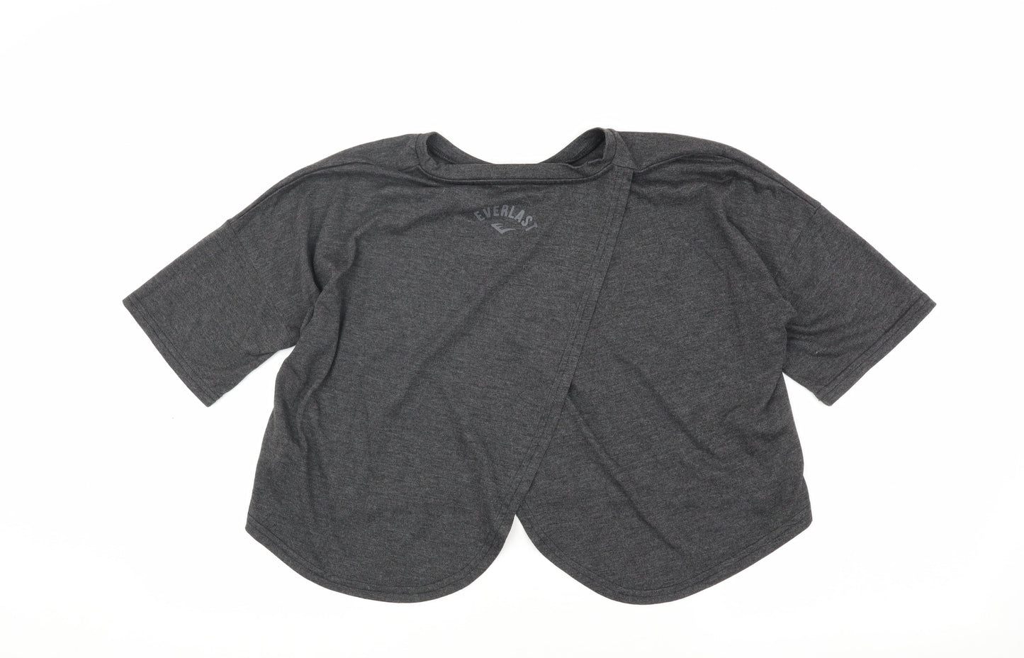 Everlast Women's Grey Cropped T-Shirt, Size 10