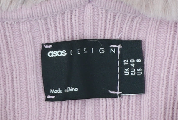 Womens UK Size 12 ASOS DESIGN Pink Basic Jacket