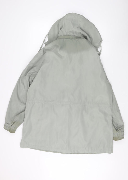 Womens UK Size 16 JBC Grey Parka Coat