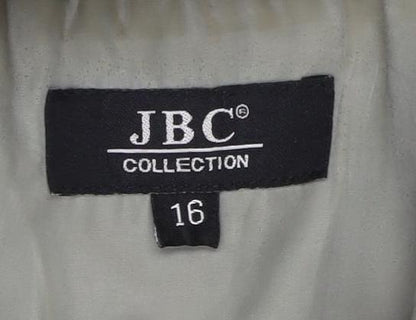 Womens UK Size 16 JBC Grey Parka Coat