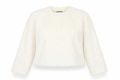 Womens UK Size 14 Zara Ivory Pullover Jumper