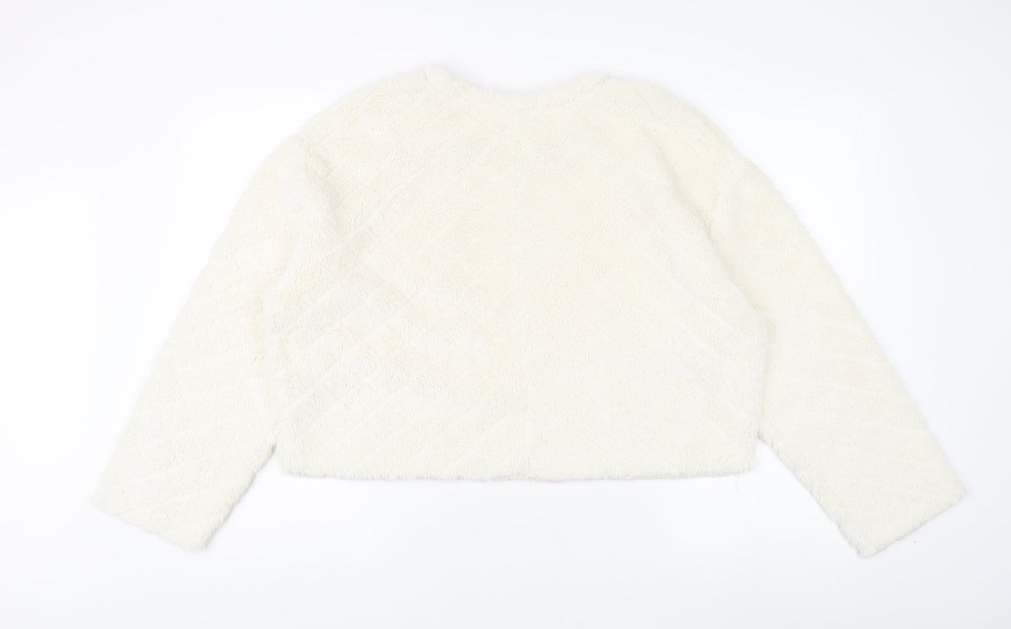 Womens UK Size 14 Zara Ivory Pullover Jumper