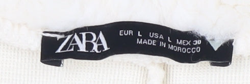Womens UK Size 14 Zara Ivory Pullover Jumper