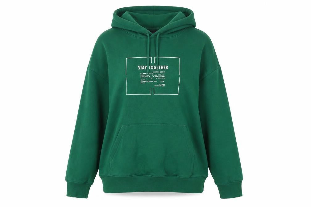 Womens UK Size XS H&M Green Pullover Hoodie