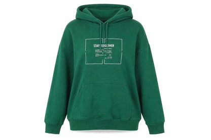Womens UK Size XS H&M Green Pullover Hoodie