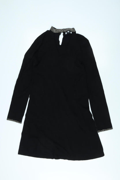 Warehouse Women Black Long Sleeve Dress Size 10