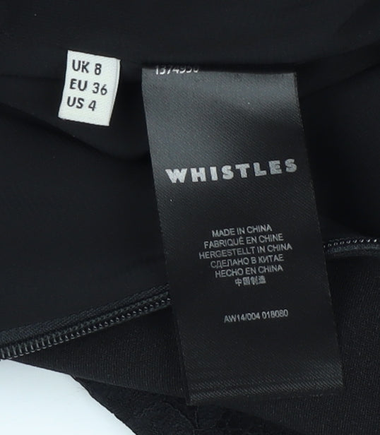 Whistles Women's Black Lace Jumpsuit Size 8