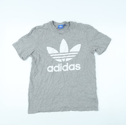 Unisex Adults UK Size S adidas Grey  T-Shirt