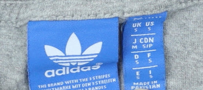 Unisex Adults UK Size S adidas Grey  T-Shirt