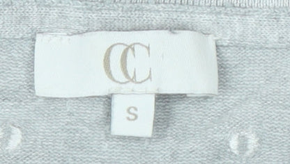 Womens UK Size S CC Grey Pullover Jumper