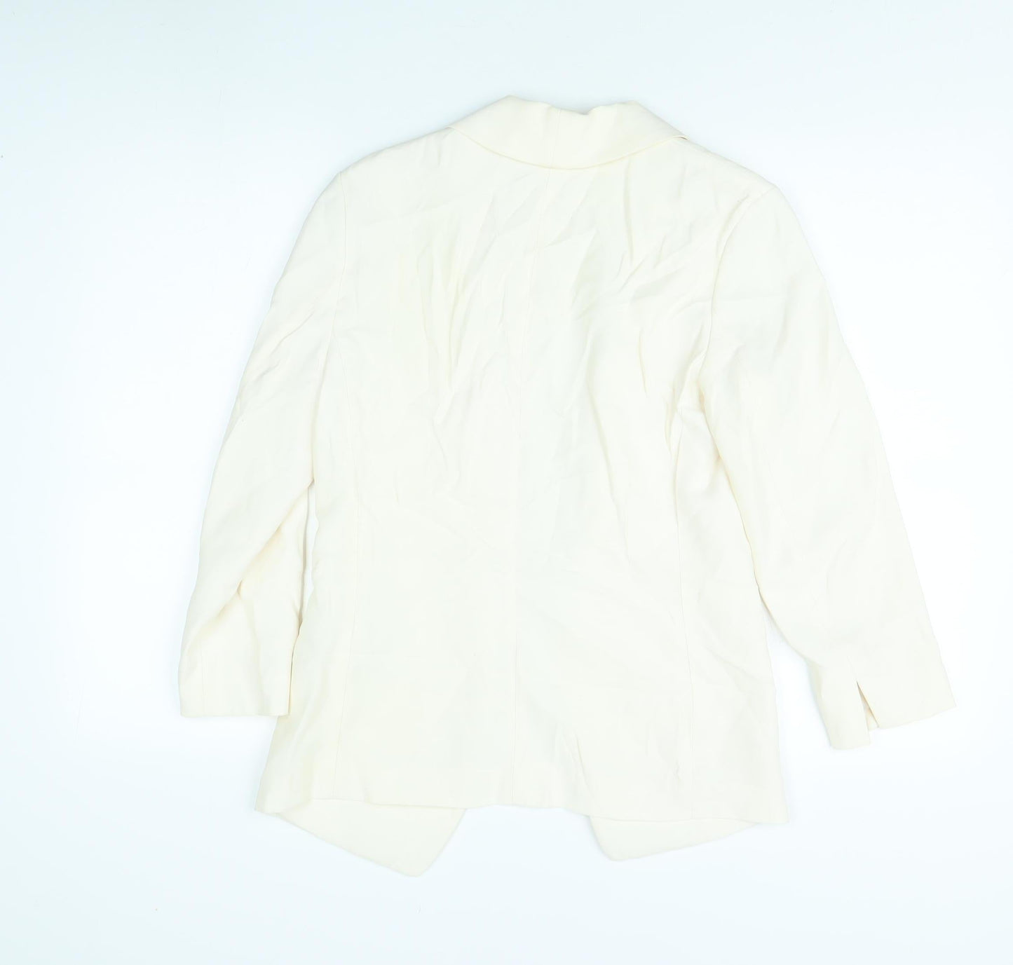 H&M Women's Ivory Blazer, Size 8, Long Sleeve