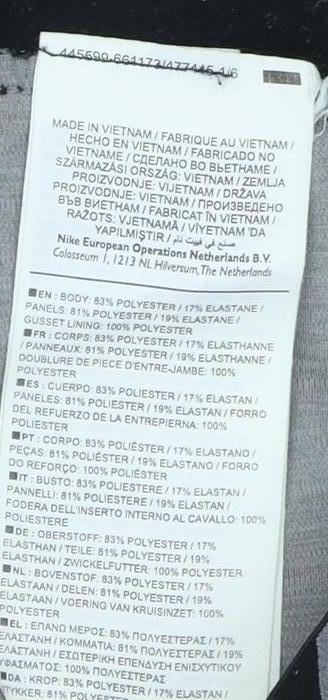 Nike Women's Grey Dri-FIT Leggings - Size M Slim Fit