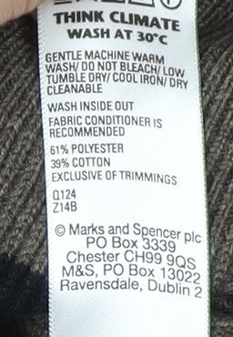 Marks and Spencer Men's Brown M Full Zip Jumper