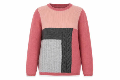 Womens UK Size 12 Cotton Traders Pink Pullover Jumper