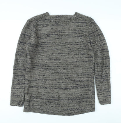 Gap Women's Grey Pullover Jumper, V-Neck, Size S