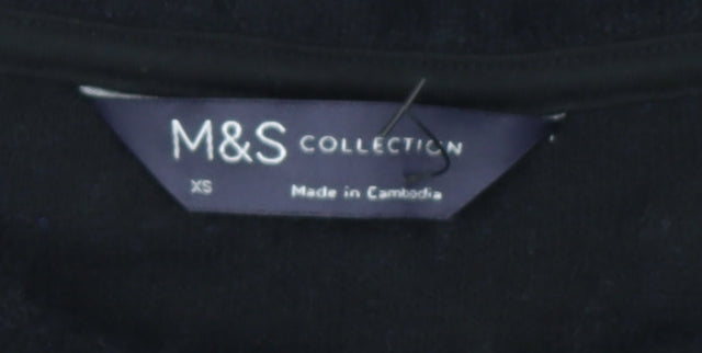 Womens UK Size XS Marks and Spencer Black Pullover Jumper