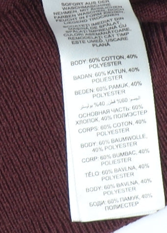 Red Herring Men’s Red Pullover Jumper 2XL NY Graphic