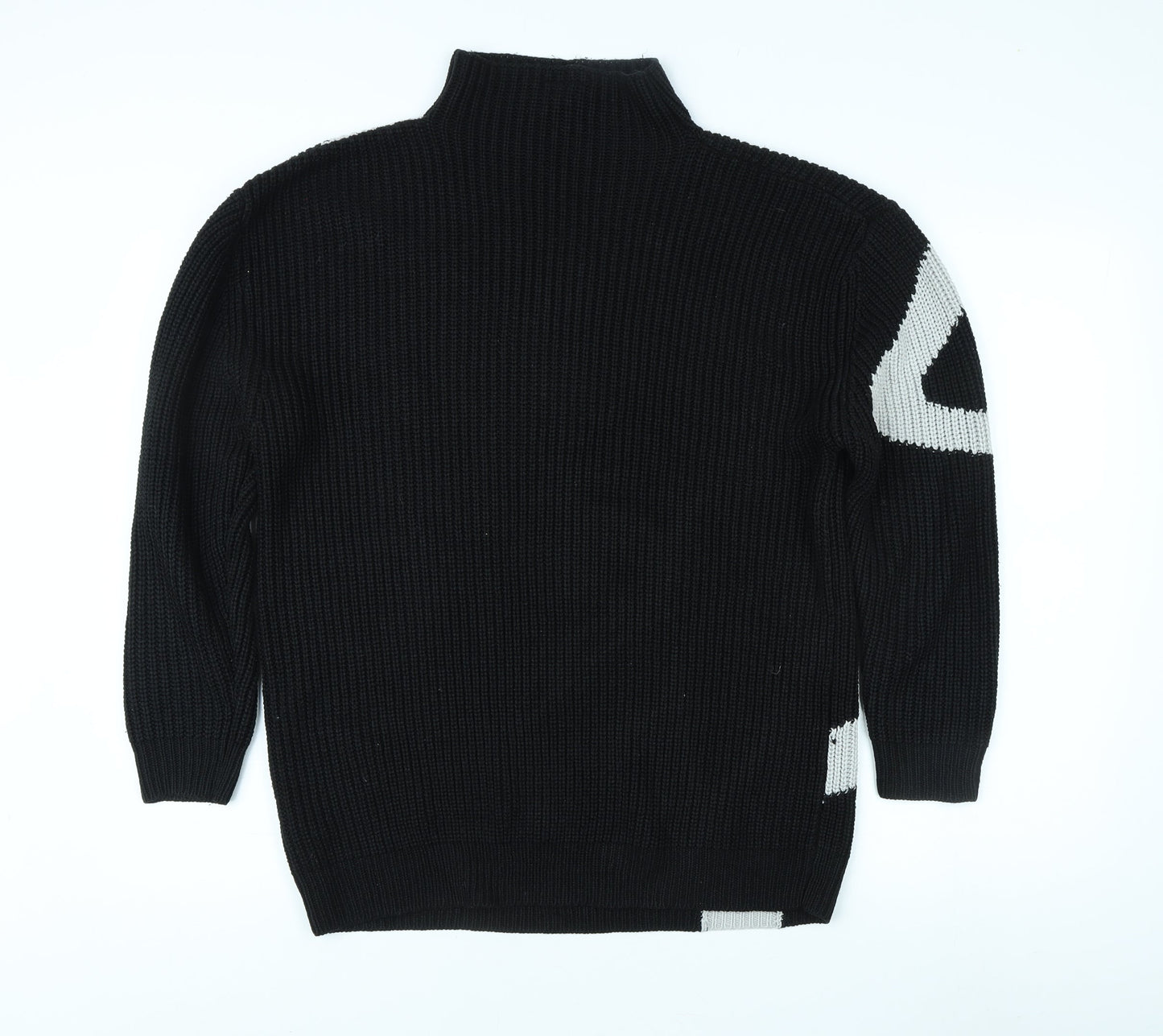 Womens UK Size 8 Topshop Black Pullover Jumper