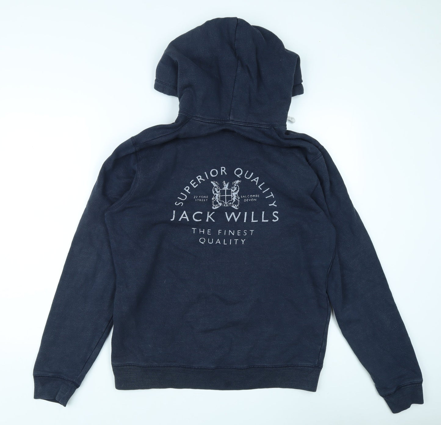 Mens UK Size M Jack Wills Blue Pullover Hoodie